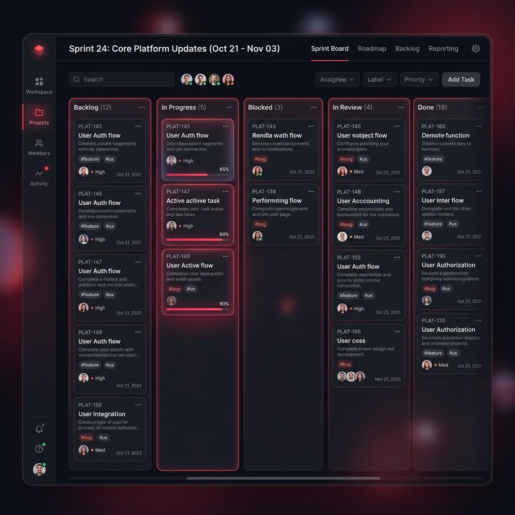 Paidflow pipeline board with lead and marketplace order cards