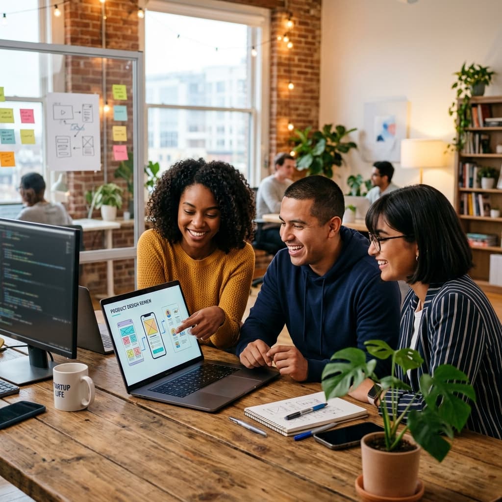 Paidflow team workspace showing sprint board tasks and team chat side by side